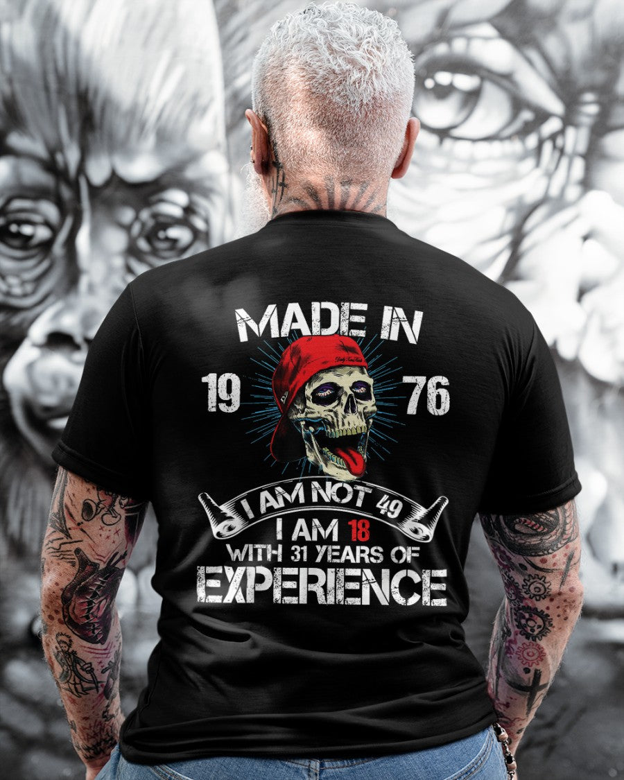 Years of experience 2025 - US1976 (SKU07-96-76)