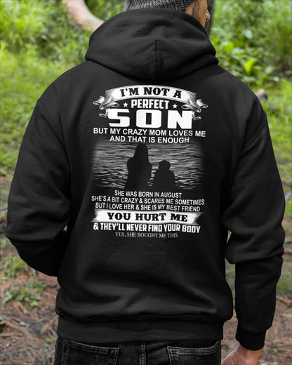 Crazy Mom - August - Perfect gift for your son - FROM WOMAN (SKU07-164-08)