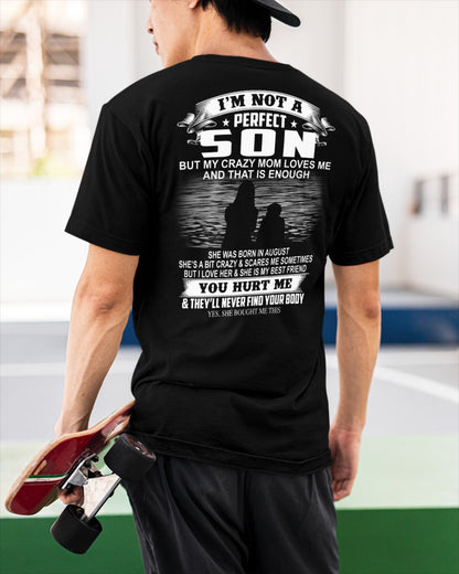 Crazy Mom - August - Perfect gift for your son - FROM WOMAN (SKU07-164-08)