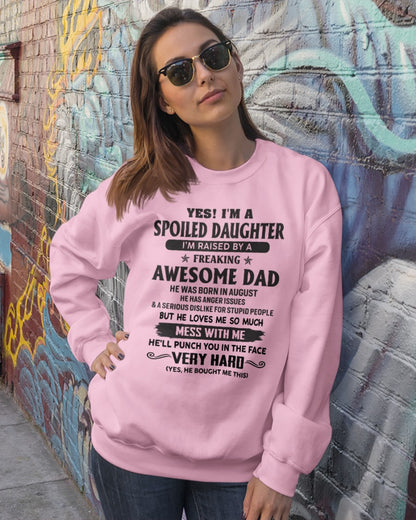 August - Awesome Dad - Perfect gift for your daughter - ccdi08 FROM MAN (SKU07-138-08)