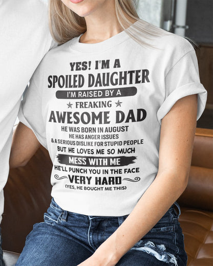 August - Awesome Dad - Perfect gift for your daughter - ccdi08 FROM MAN (SKU07-138-08)