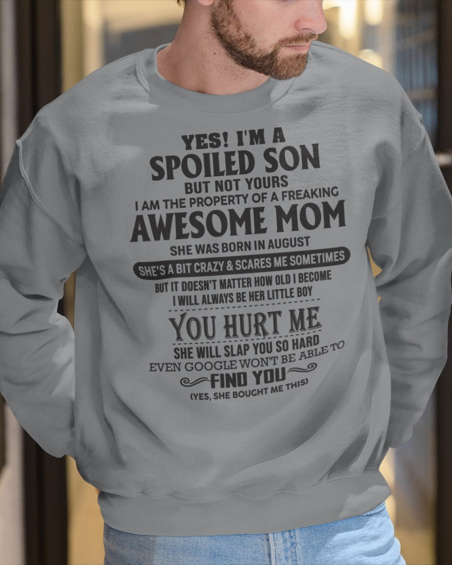 August - Awesome Mom - Perfect gift for your son - ccdi08 FROM WOMAN (SKU-MS01-08)