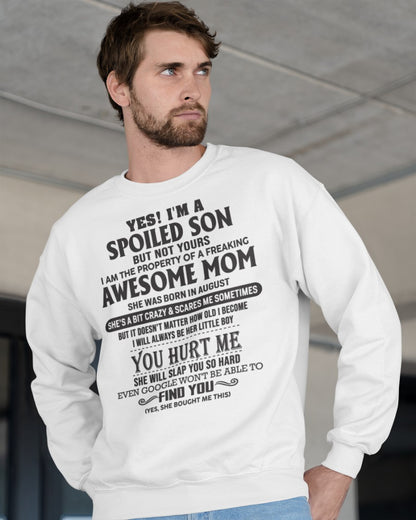 August - Awesome Mom - Perfect gift for your son - ccdi08 FROM WOMAN (SKU-MS01-08)