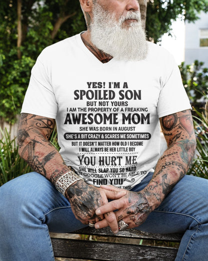 August - Awesome Mom - Perfect gift for your son - ccdi08 FROM WOMAN (SKU-MS01-08)