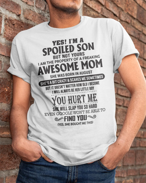 August - Awesome Mom - Perfect gift for your son - ccdi08 FROM WOMAN (SKU-MS01-08)