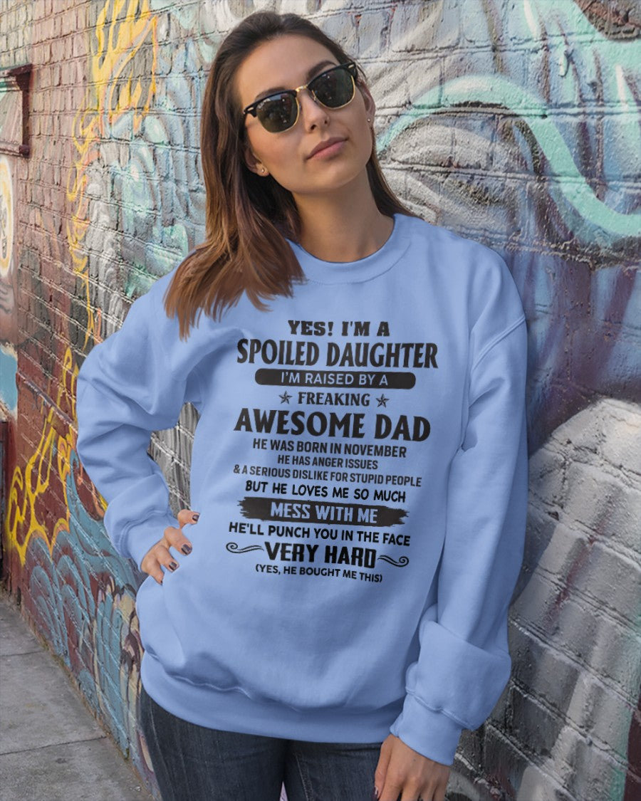 November- Awesome Dad - Perfect gift for your daughter - FROM MAN ccdi11 (SKU07-138-11)