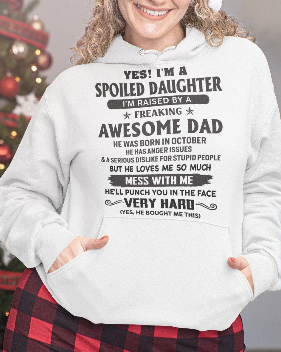 October- Awesome Dad - Perfect gift for your daughter - FROM MAN ccdi10 (SKU07-138-10)