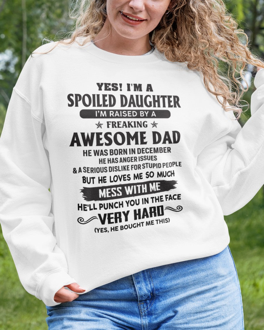 December - Awesome Dad - Perfect gift for your daughter - ccdi12 FROM MAN (SKU07-138-12)
